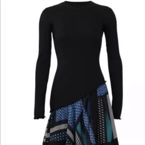 Cotton and Silk Black Dress Size 18